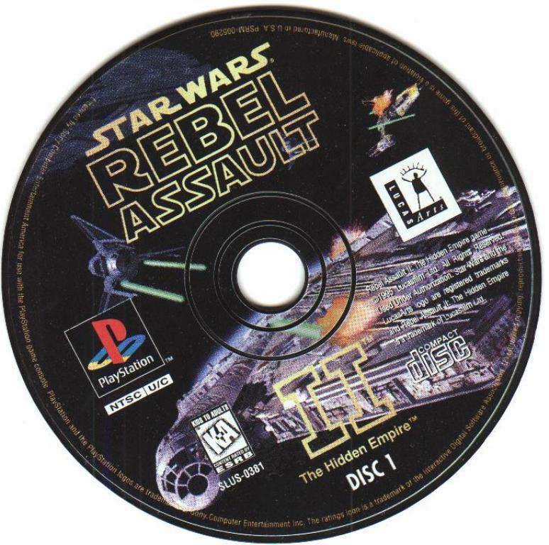 Star Wars Rebel Assault 2 NTSC PSX CD | Playstation Covers | Cover ...