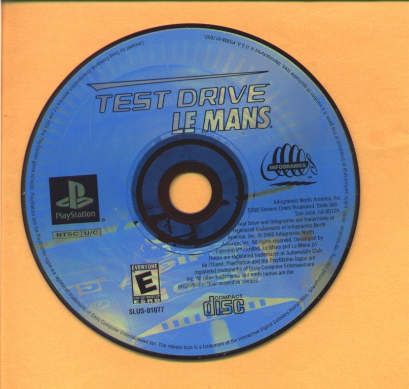 Test Drive Le Mans NTSC PSX CD | Playstation Covers | Cover Century ...