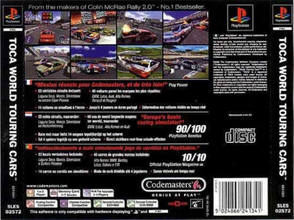 toca world touring cars psx