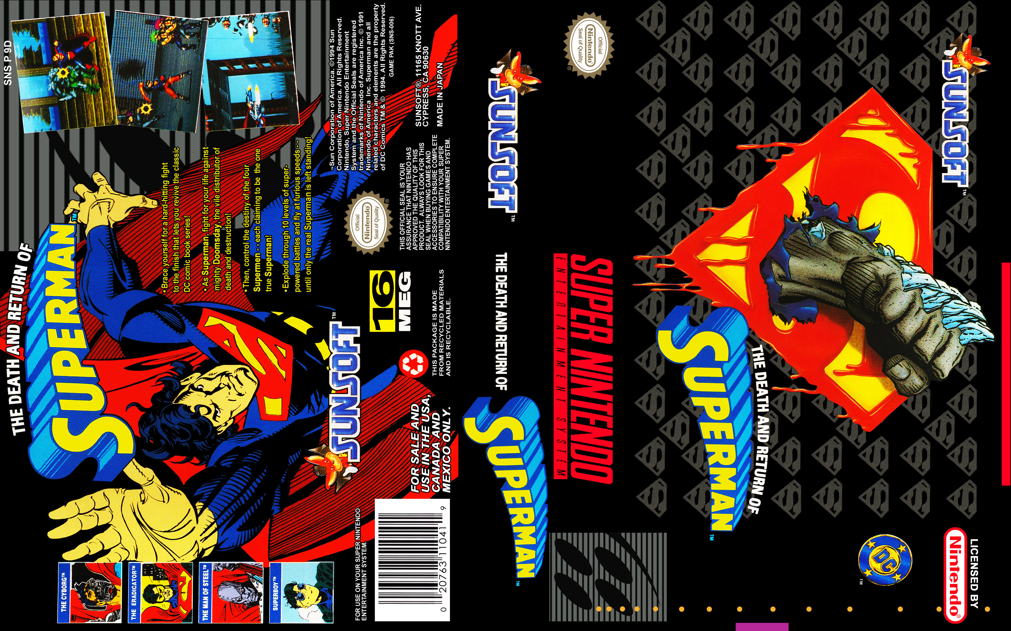 death and return of superman sega