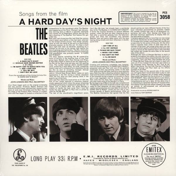 beatles the a hard days night 2012 remasteredstere | Vinyl LP Covers ...