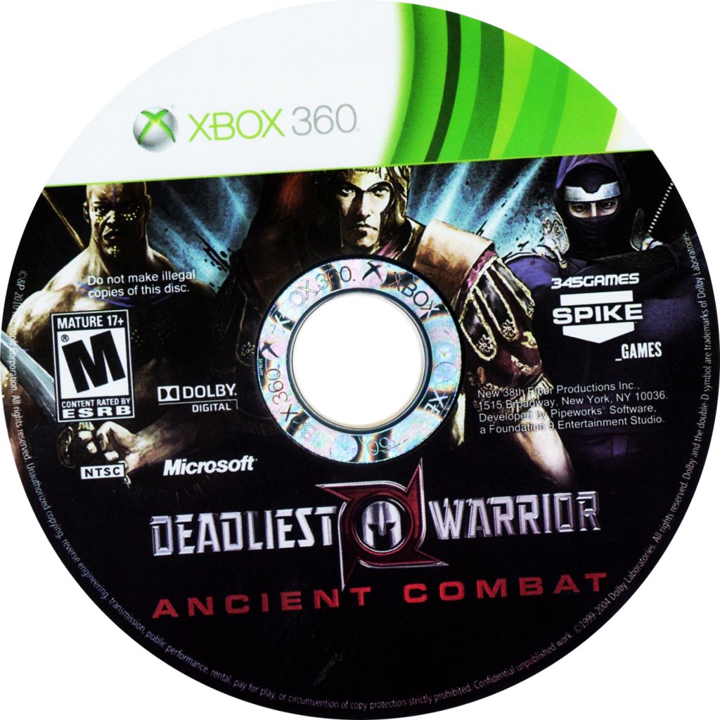 Deadliest Warrior Ancient Combat DVD NTSC CD1 | XBOX Covers | Cover ...