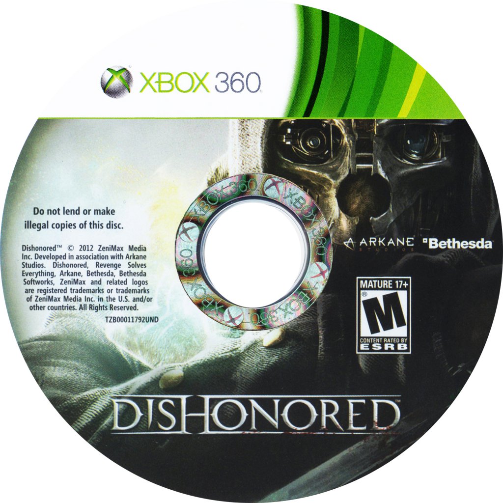 Dishonored DVD NTSC CD1 | XBOX Covers | Cover Century | Over 1.000.000 ...