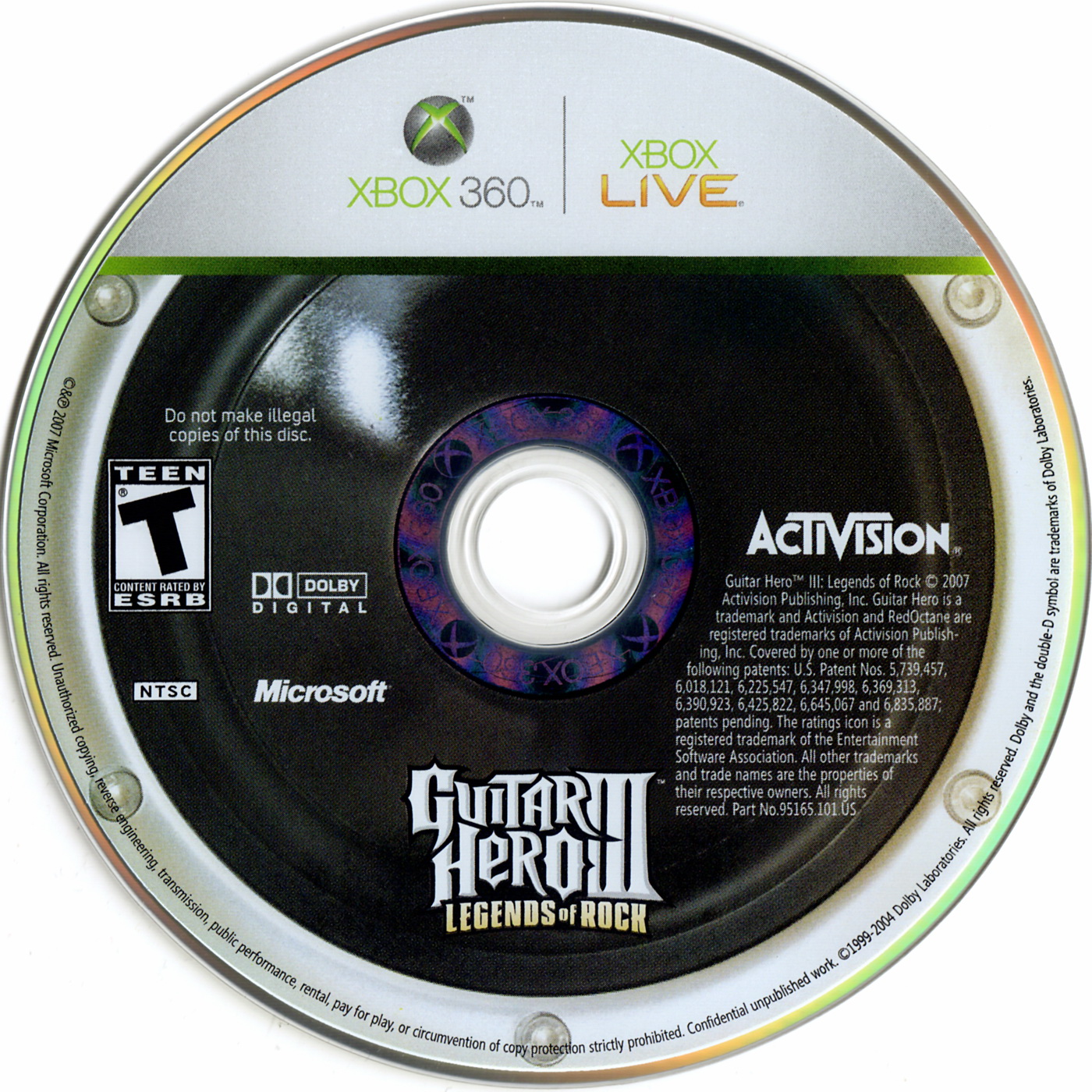 Guitar Hero 3 NTSC XBOX360 CD | XBOX Covers | Cover Century | Over 1. ...