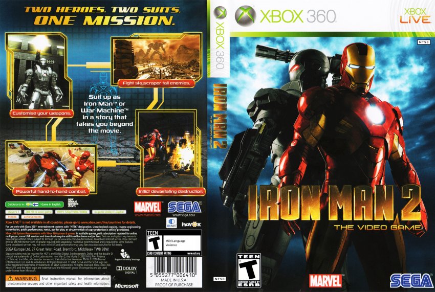 iron man 2 game xbox 360