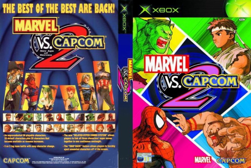 Marvel Vs Capcom 2 PAL XBOX FULL | XBOX Covers | Cover Century | Over 1 ...