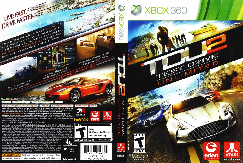 test drive unlimited 2 xbox one