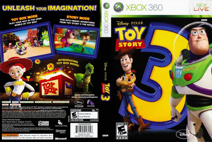 toy story 3 xbox 360